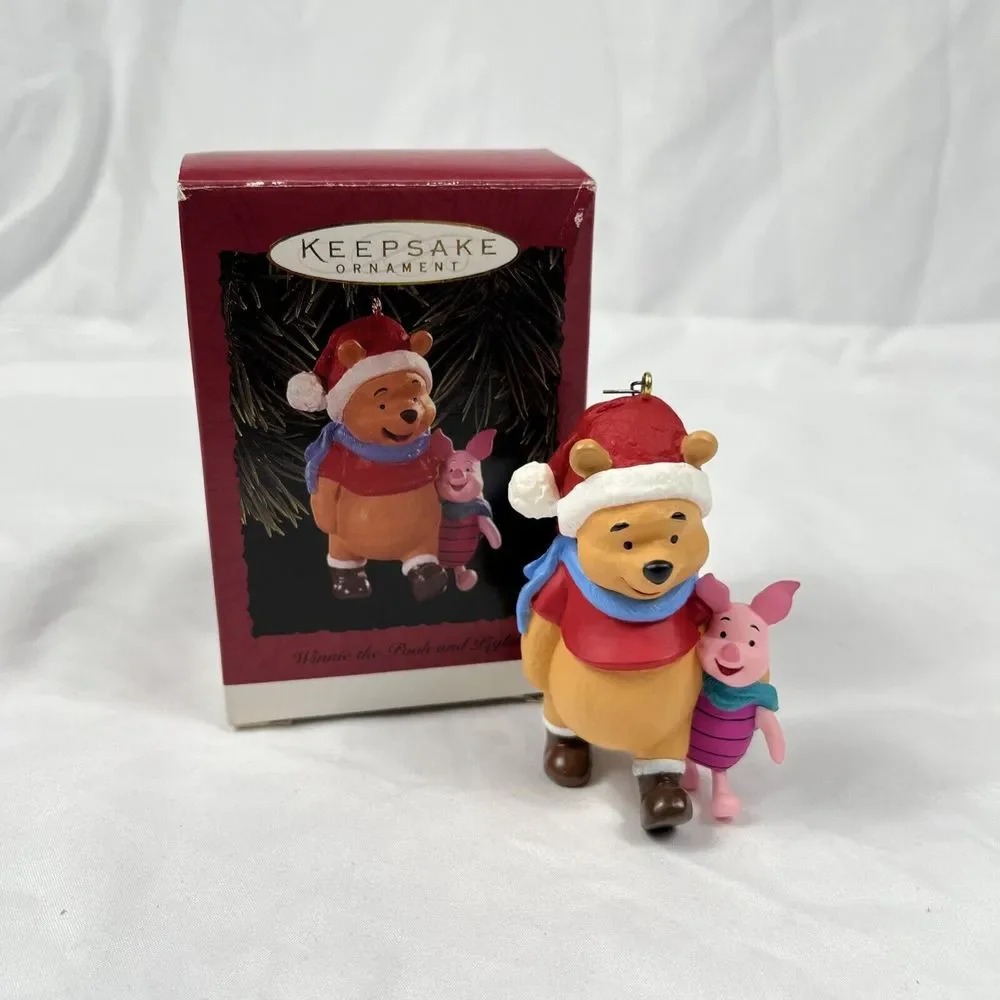 Hallmark 1996 Winnie The Pooh And Piglet Disney Keepsake Christmas Ornament